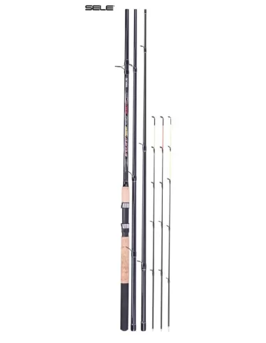 Canna da Pesca in Carbonio Feeder England 30-80 gr Sele Canne da pesca Sele