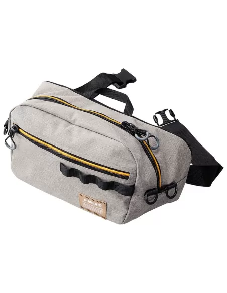 Shimano Rungun Waist Bag Beige - fishing tackle