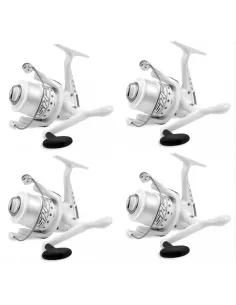 Combo 4 Mulinelli Shizuka SK7 con Filo Mulinelli da Pesca Shizuka
