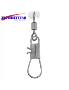 Tubertini Girella con Perlina in Plastica e Moschettone Interlock Conf 6 pz Minuteria Tubertini