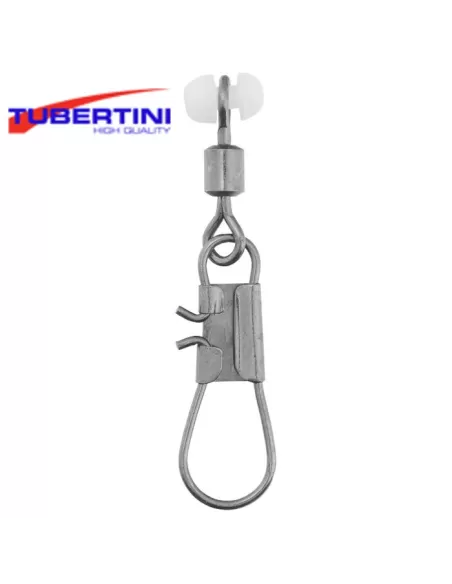 Tubertini Girella con Perlina in Plastica e Moschettone Interlock Conf 6 pz Minuteria Tubertini