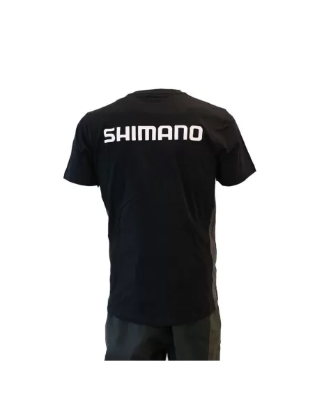 Shimano T Shirt Black Abbigliamento da pesca Shimano