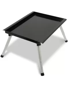 Coffee table for bait and small parts of aluminium 38 x 32 x 23.5 H 
