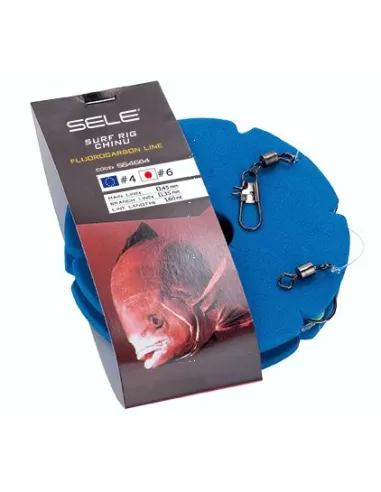 Sele Montatura Pronta 3 ami Pesca Surfcasting Lenze pronte Sele