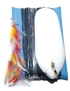Sele Sinker Trolling Divergente Montato Con Piume Esche Artificiali Sele