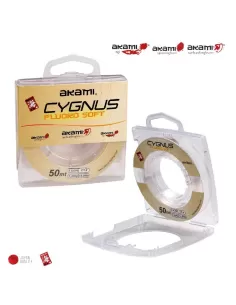 Akami Fluorocarbon Cygnus Fluoro Soft 50 mt Fili da pesca Akami