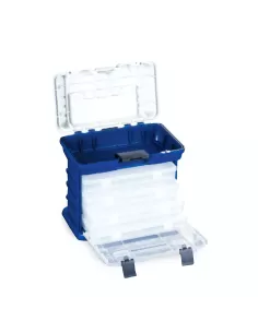 Bauletto Cassetta da Pesca con Scatole e Vano 28x12x27 Cassette Pesca Lineaeffe