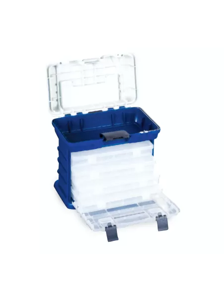 Bauletto Cassetta da Pesca con Scatole e Vano 28x12x27 Cassette Pesca Lineaeffe