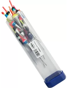 Kit 15 Galleggianti da Pesca Con Contenitore Antenna intercambiabile Kolpo