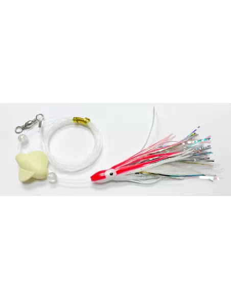 Olympus Octopus Montato con Elica 10.5 cm Bianco Rosso Esche Artificiali Olympus