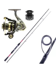 Kit Spinning Canna Legend 2.10 mt 10-30 gr Reel Yory 14 Bearings 