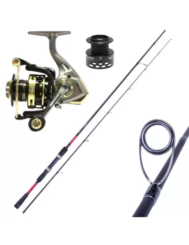 Kit Spinning Canna Legend 2.10 mt 10-30 gr Mulinello Yory 14 Cuscinetti Kit da pesca Kolpo