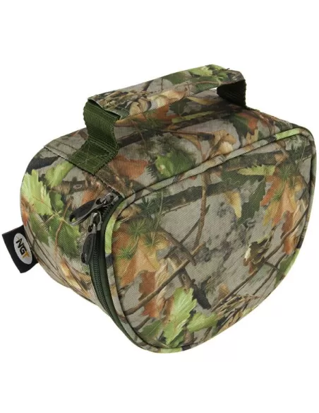 Ngt Borsa Porta Mulinelli Imbottita Camo 21x16x11 cm Borse da pesca