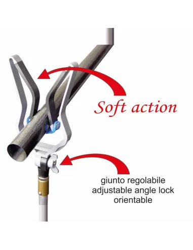 Stonfo Appoggiacanne Tulipano 2 Soft Action Panchetti Sedie e Accessori Stonfo