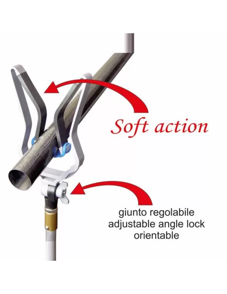 Stonfo Appoggiacanne Tulipano 2 Soft Action Panchetti Sedie e Accessori Stonfo