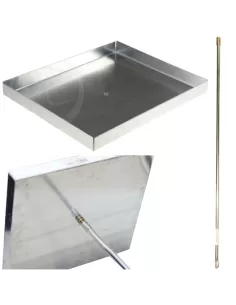 Kolpo Serbidora Piatto Alluminio Con Picchetto 32,5 x 28,5 x 3 Accessori da pesca Kolpo