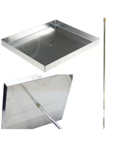 Kolpo Serbidora Piatto Alluminio Con Picchetto 32,5 x 28,5 x 3 Accessori da pesca Kolpo