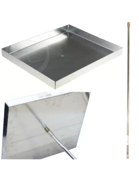 Kolpo Serbidora Piatto Alluminio Con Picchetto 32,5 x 28,5 x 3 Accessori da pesca Kolpo