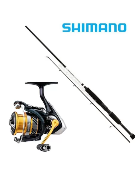 Combo Pesca Spinning Canna Shimano Mulinello Daiwa Kit da pesca Shimano