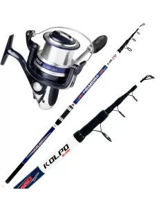 Combo Surfcasting Mulinello Salt Surf Canna Primeira 4.20 mt 220 gr Kit da pesca All Fishing