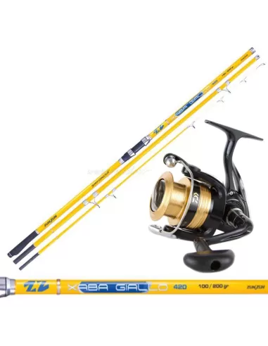 Combo Daiwa Surfcasting Canna e Mulinello Sweepfire Kit da pesca Daiwa