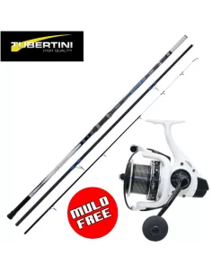 Combo Tubertini Canna Elysium Mulinello Pressing in Omaggio Kit da pesca Tubertini