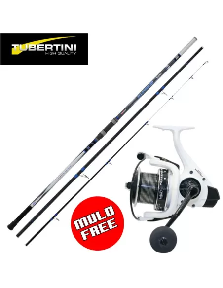 Combo Tubertini Canna Elysium Mulinello Pressing in Omaggio Kit da pesca Tubertini