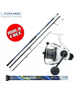 Combo Colmic Canna Adiva Mulinello Pressing in Omaggio Kit da pesca Colmic