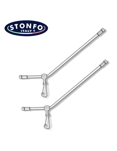 Stonfo Anti Tangle Rigido Curvo 2pz Minuteria Stonfo