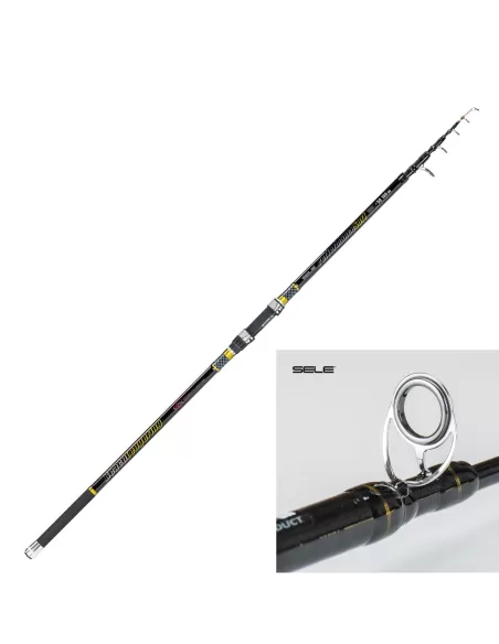 Sele Performance Surf Canna Telescopica 50-100 gr Canne da pesca Sele