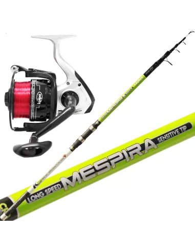 Super Combo Surfcasting Canna Mulinello e Filo Kit da pesca Kolpo