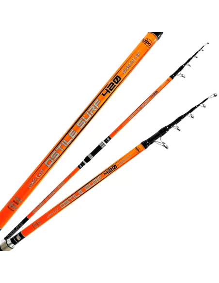 Kolpo Ostile Surf Canna Pesca Top Surfcasting Carbonio 170 gr 4.20mt Canne da pesca per professionisti e principianti Kolpo