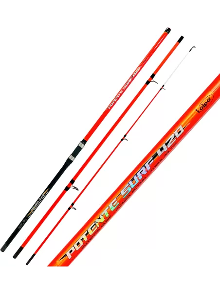 Kolpo Potente Surf Canna da Pesca Tre Sezioni 220 gr Canne da pesca Kolpo
