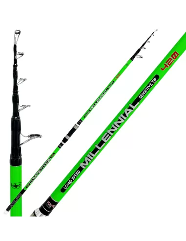 Kolpo Millenial Canna da Pesca Surfcasting Telescopica 170 gr Canne da pesca per professionisti e principianti Kolpo