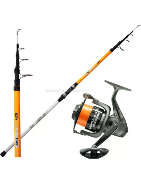 Combo Kolpo Surfcasting Fishing Rod 170g 4 m Reel and Wire