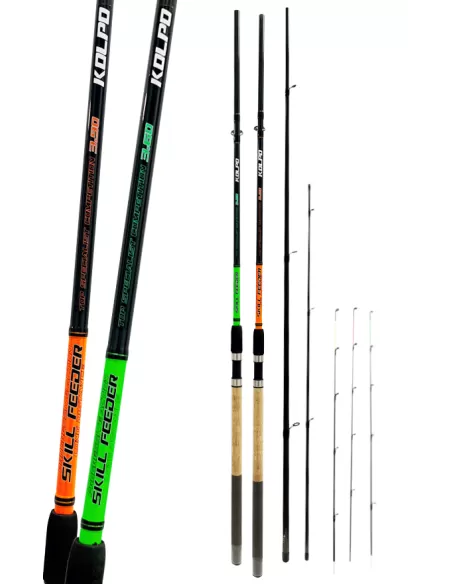Kolpo Skill Feeder Canna da Pesca Feeder Carbonio 40 120 gr Canne da pesca Kolpo