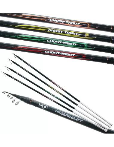 Kolpo Ghost Trout Canna da Pesca Trota Lago Pesca alla Trota Canne da pesca Kolpo