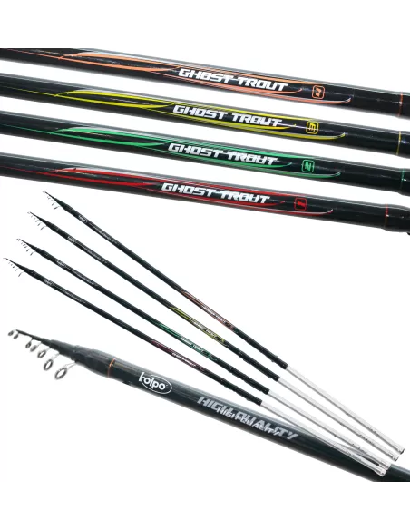 Kolpo Ghost Trout Canna da Pesca Trota Lago Pesca alla Trota Canne da pesca Kolpo