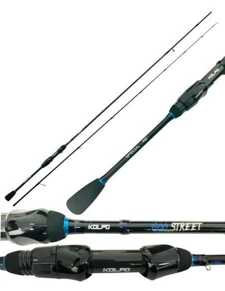 Kolpo Goo Street Canna da Pesca Spinning Special Area Canne da pesca per professionisti e principianti Kolpo