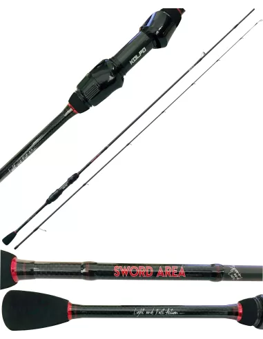Kolpo Sword Area Canna da Pesca Light Area Spoon Lure 0.4 4 gr Canne da pesca per professionisti e principianti Kolpo