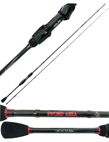 Kolpo Sword Area Canna da Pesca Light Area Spoon Lure 0.4 4 gr Canne da pesca per professionisti e principianti Kolpo