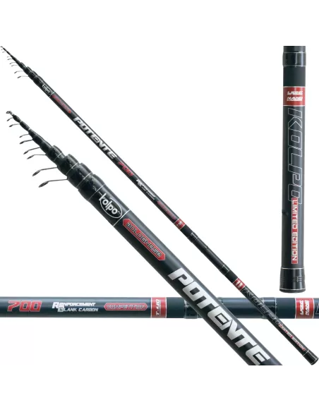 Kolpo Potente Canna Da Pesca Bolognese in Carbonio Alto Modulo Canne da pesca Kolpo