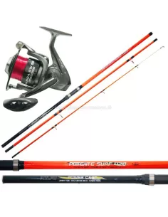 Kolpo Combo per la Pesca Surf dalla Spiaggia 220 gr Kit da pesca Kolpo