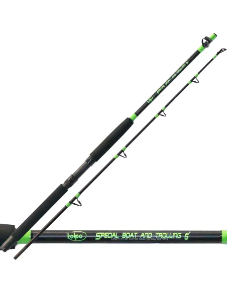 Kolpo Special Boat Trolling Canna da Pesca Traina 2 pezzi 20 50 lbs Canne da pesca Kolpo