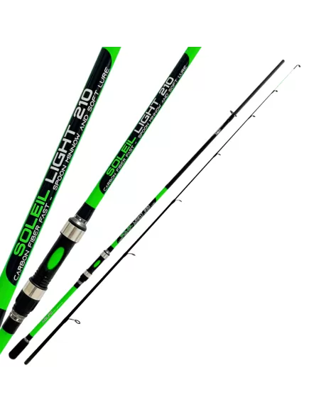 Kolpo Soleil Light Canna da Pesca Carbonio Spoon Minnow Soft Lure Canne da pesca Kolpo