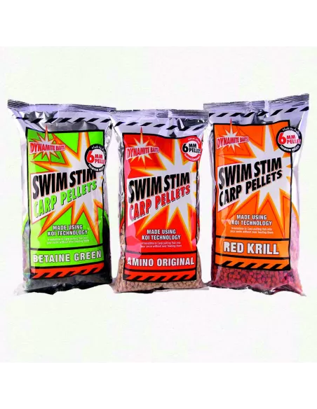 Dynamite Swim Stim Carp Pellets 3mm Betaine 900 gr Pasture Dynamite