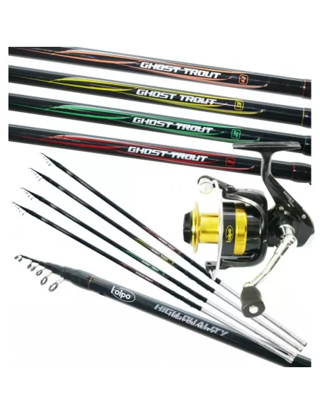 Kolpo Combo Fishing Trout Lake Top Quality Reed and Reel