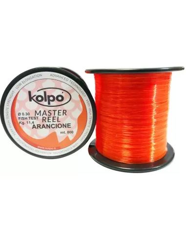 Kolpo Filo da Pesca Master Reel 1900 mt Arancione Fili da pesca Kolpo