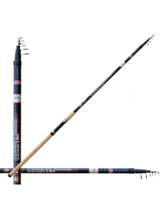 Lineaeffe Lancer Canna Da Pesca Carbonio Rinforzato 80 gr di Lancio Canne da pesca Lineaeffe
