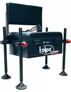Kolpo Handy Paniere Confort Light Panchetto Con Schienale Black Edition  Panchetti Sedie e Accessori Kolpo